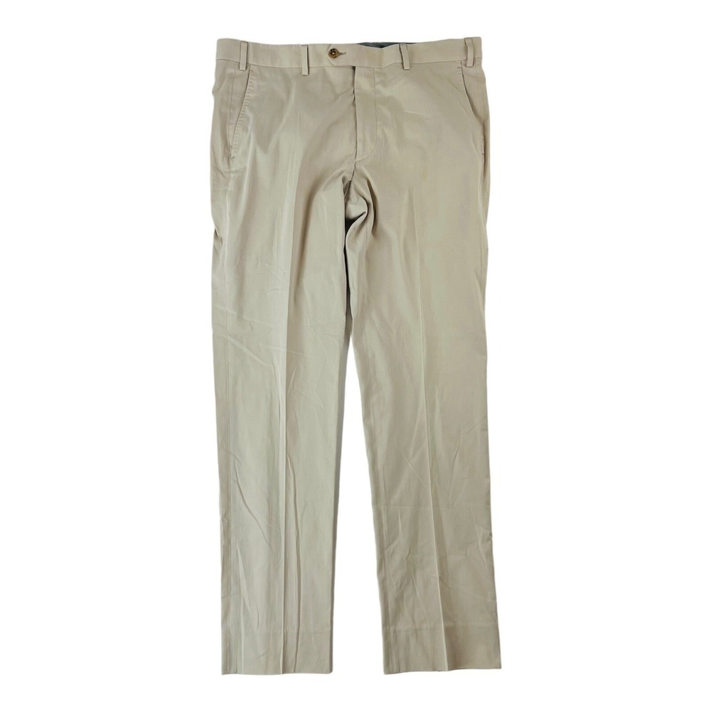 Peter Millar Collection Stone Perfect Poplin Cotton Silk Elastane Pants 36X30 +2